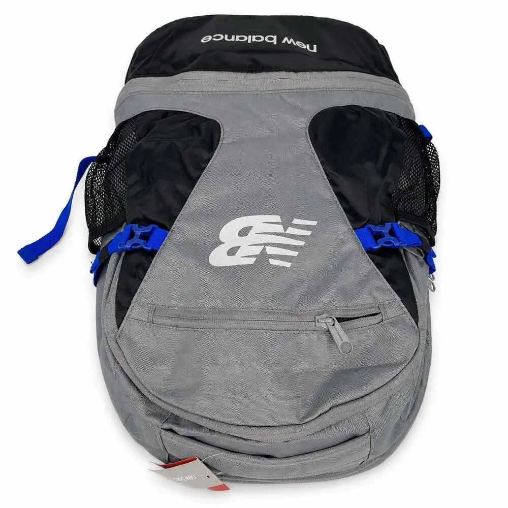 New Balance Champ Backpack 17” Laptop Bag Gunmetal Blue LAB91012-GNM NWT